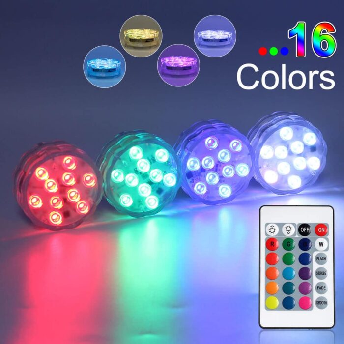 Led Puck Lights With Wireless Remote